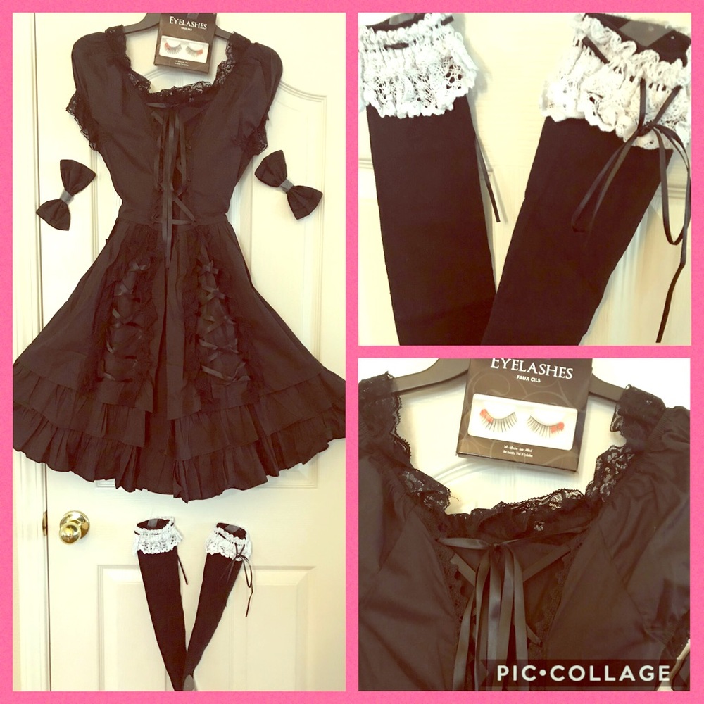 Costume - Adult size - black dress size Medium New